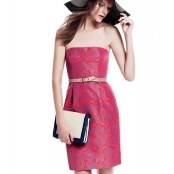 J Crew “Ella” Paisley Strapless Dress - Picture 3 of 8